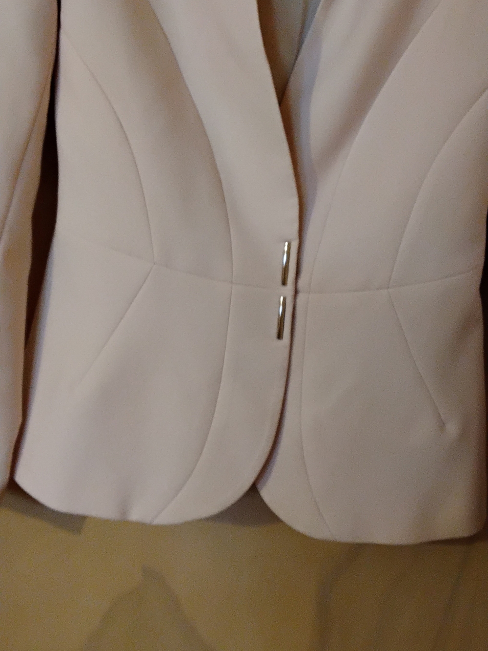 Tailored Light Pink Women's Blazer Jacket - Picture 3 of 5